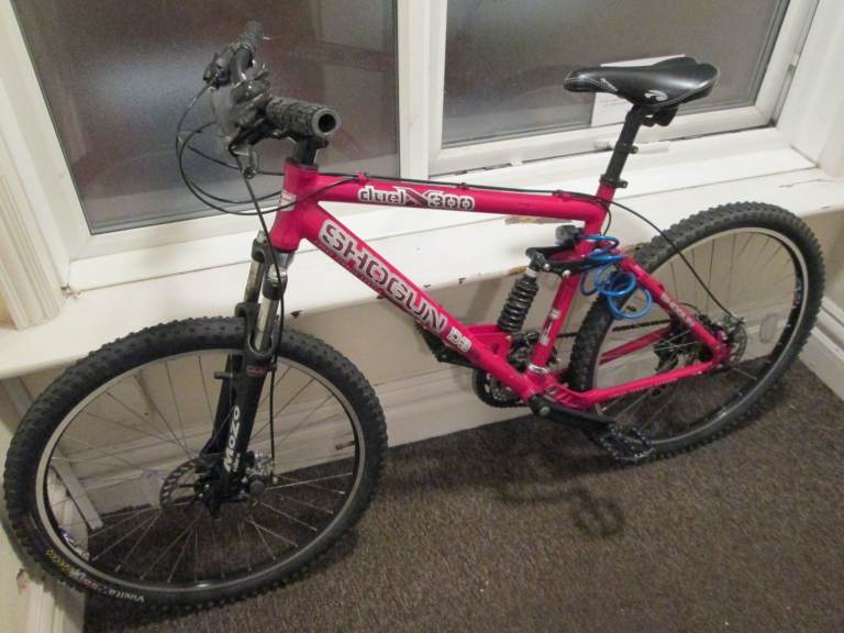 Shogun Duel X 300 Mountain Bike | Dual Suspension + Dual Disc Brakes