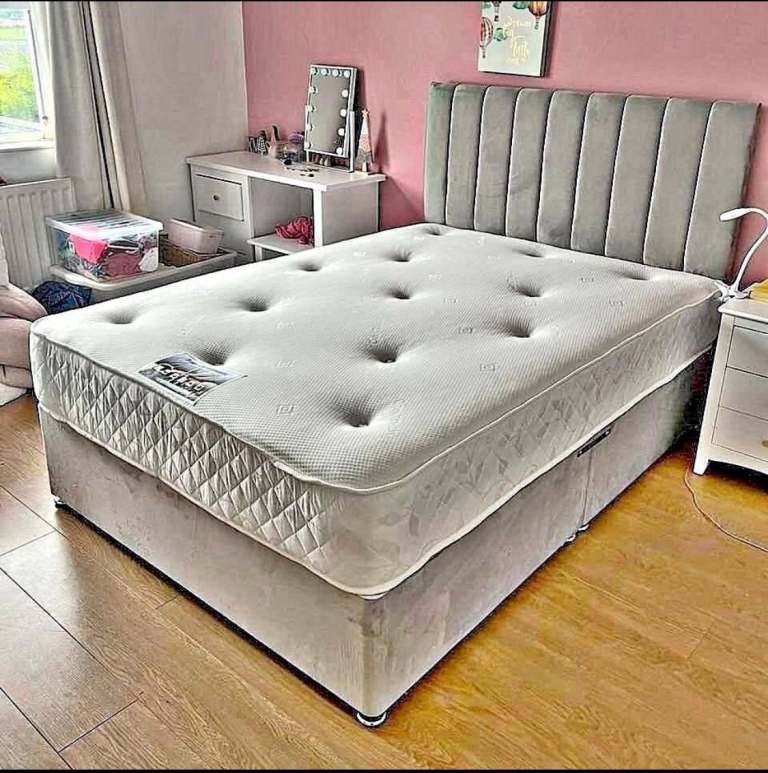 Best Design Double size Bedframe Single size and  Mattress 