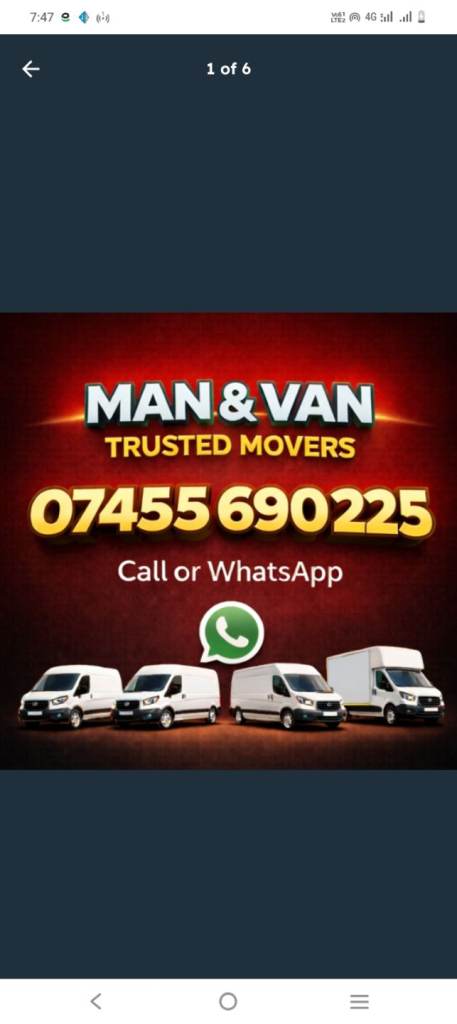 Man And Van / Removals - Reliable, Affordable and Same Day Availability - Removaltree