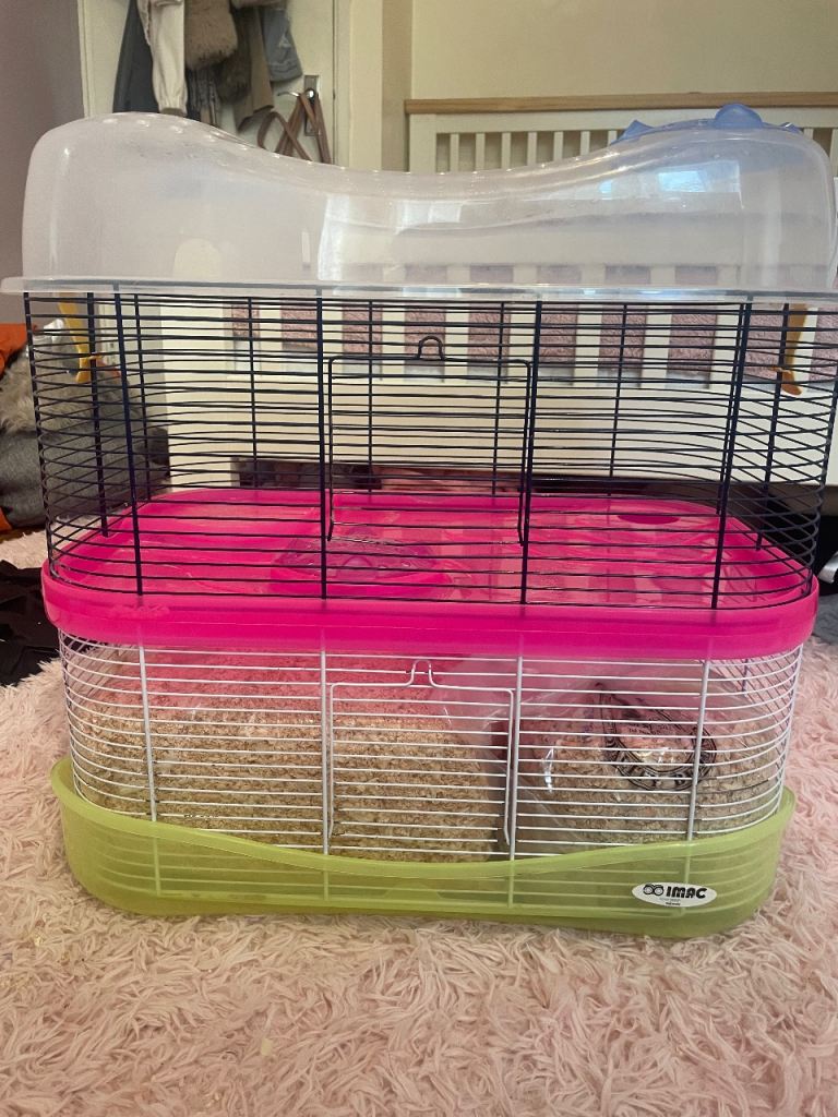 Hamster cage with bits