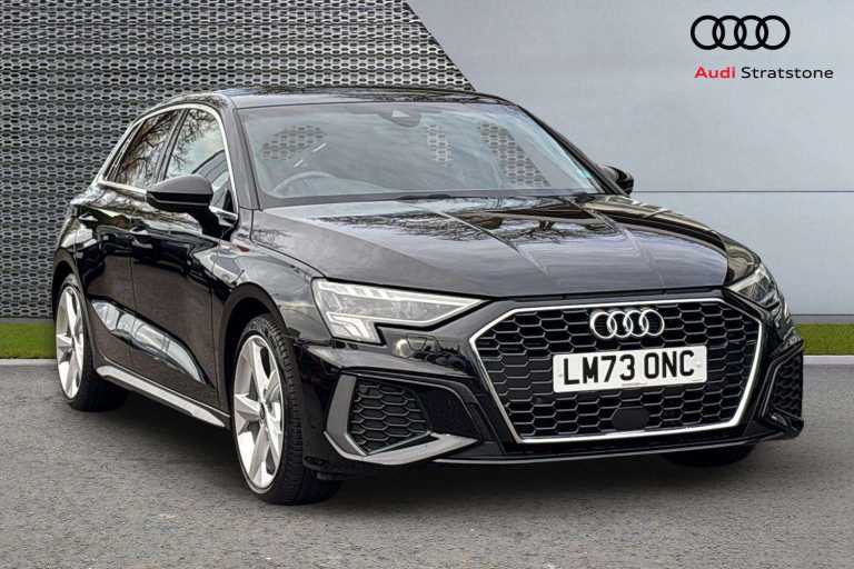 2023 Audi A3 35 TFSI S Line 5dr S Tronic Hatchback Petrol Automatic
