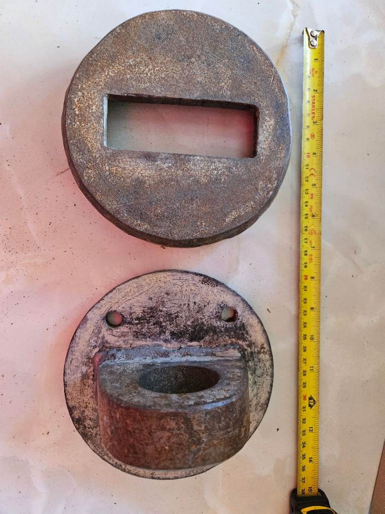 Anchor plate and 2mts h/d chain