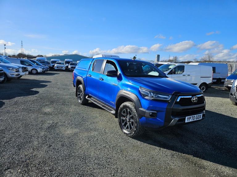 2021 ON 70 PLATE TOYOTA HILUX INVINCIBLE X D-4D 4X4 D-CAB PICKUP AUTO ULEZ FREE 