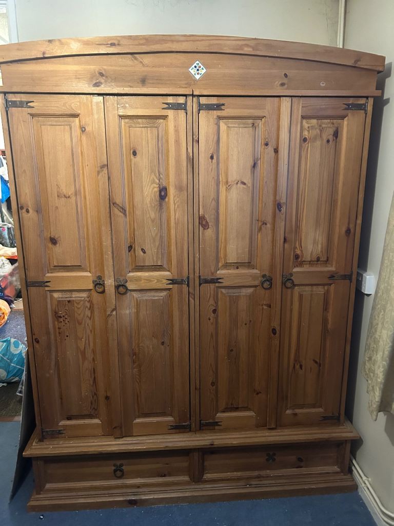 Large Pine wardrobe