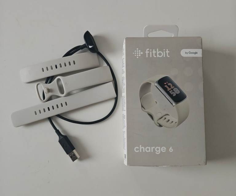 Fitbit Charge 6 box, charger, straps only - no device