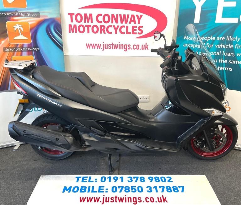 SUZUKI AN400 AL8 BURGMAN, 2018(18), ONLY 10,307 MILES, FSH, IMMACULATE, £3495