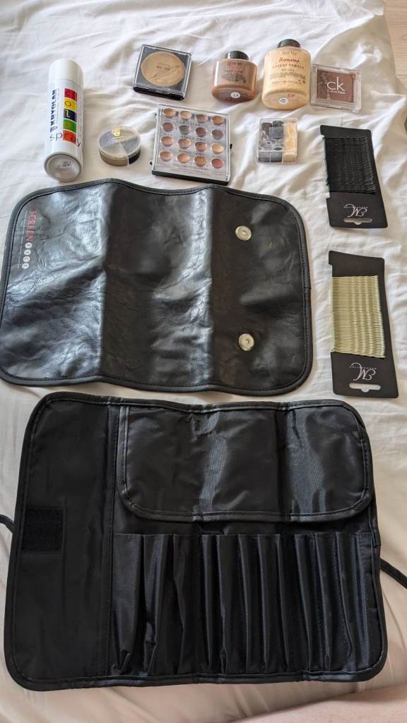 High quality makeup artist bundle (used) including Screenface, Kryolan, Ben Nye