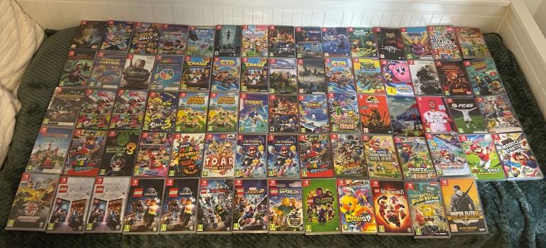 Large Bundle of Nintendo Switch Games 
