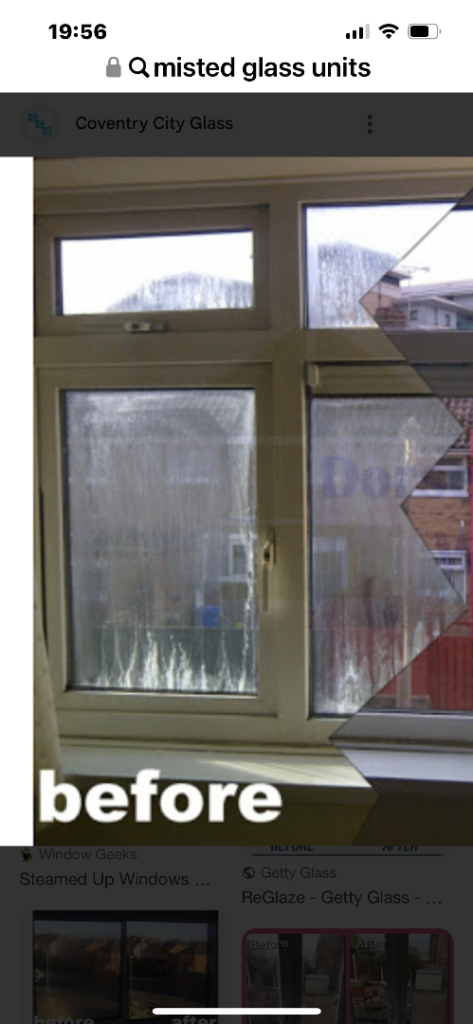 Cloudy/ foggy glass unit replacements