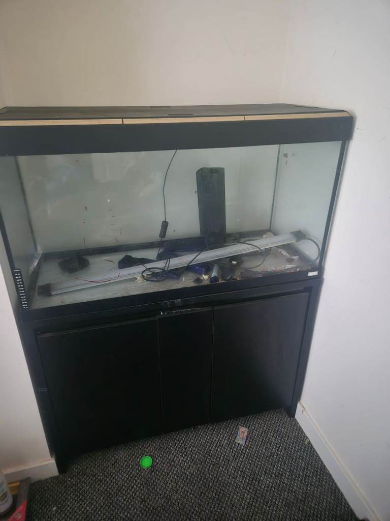 4 ft fish tank and stand
