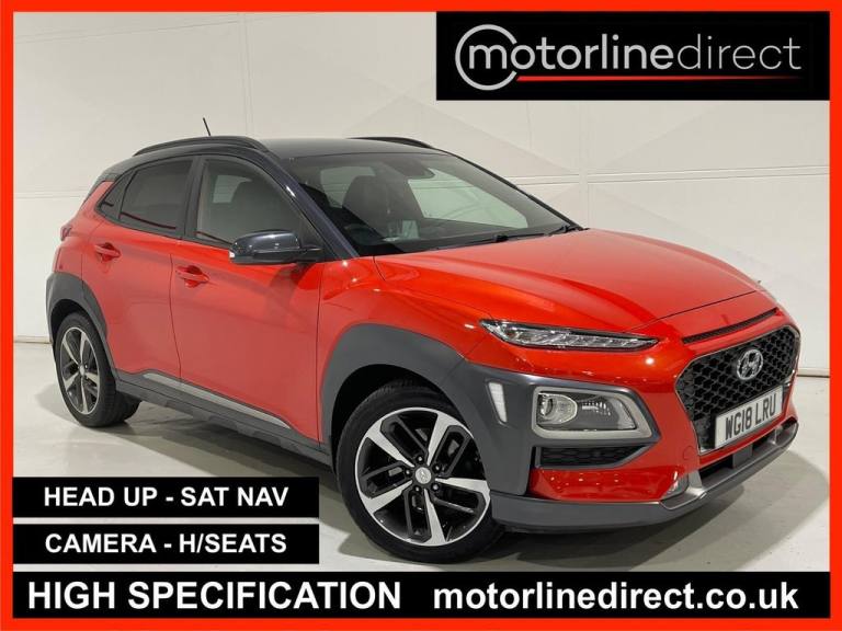2018 Hyundai KONA 1.6 T-GDi Blue Drive Premium GT SUV 5dr Petrol DCT 4WD Euro 6 (s/s) (177 ps HAT...