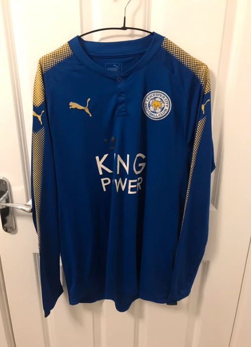 Rare Leicester City Football Club Shirt 2017/18