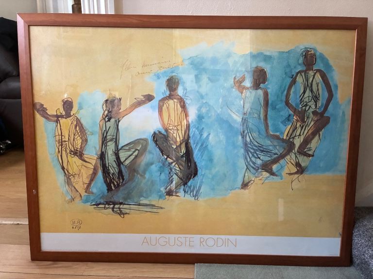 Auguste Rodin Framed Print – Good Condition