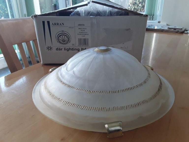 Dar Flush Ceiling Light Fitting New Boxed