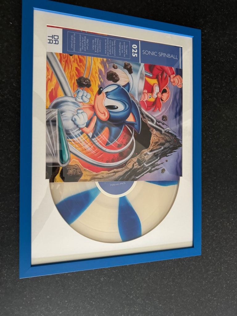 Sonic Spinball LP with frame