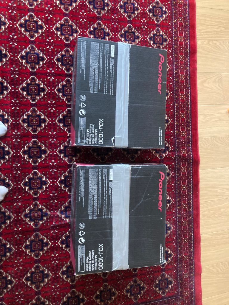 Pioneer XDJ-1000 mk1 x2 DJ Decks with Original Boxes