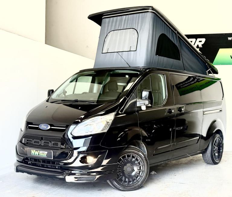 2017 Ford Transit Custom Camper Van 4 Berth Pop Top 2.0 Transit Custom Camper Van Motorhome Conve...
