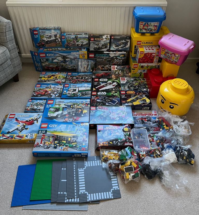 **Reduced** Huge Lego Sets Bundle Boxed & Instructions City Star Wars Speed Champion 15kg