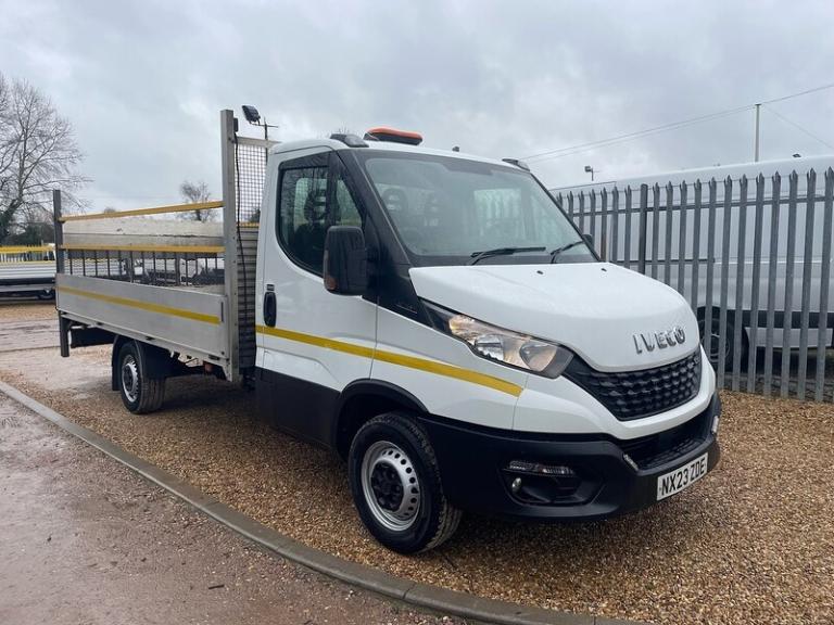 2023 Iveco Daily D HPI 14V 35S 3450 2.3 L3 LWB DROPSIDE TAIL LIFT - WHITE Dropside Diesel Manual