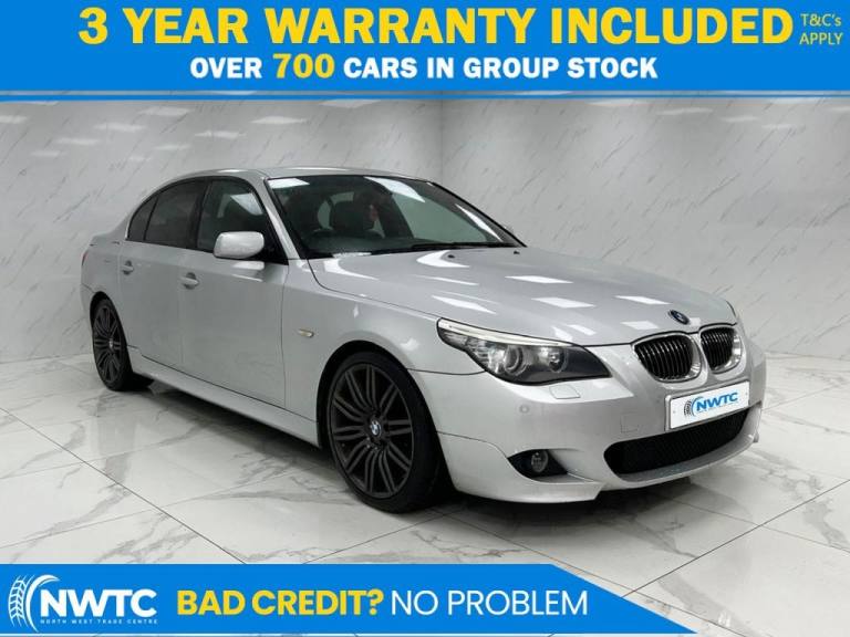 2008 BMW 5 Series 2.0 520d M Sport Saloon 4dr Diesel Manual Euro 4 (177 ps) EXTENSIVE S/H! LA Sal...
