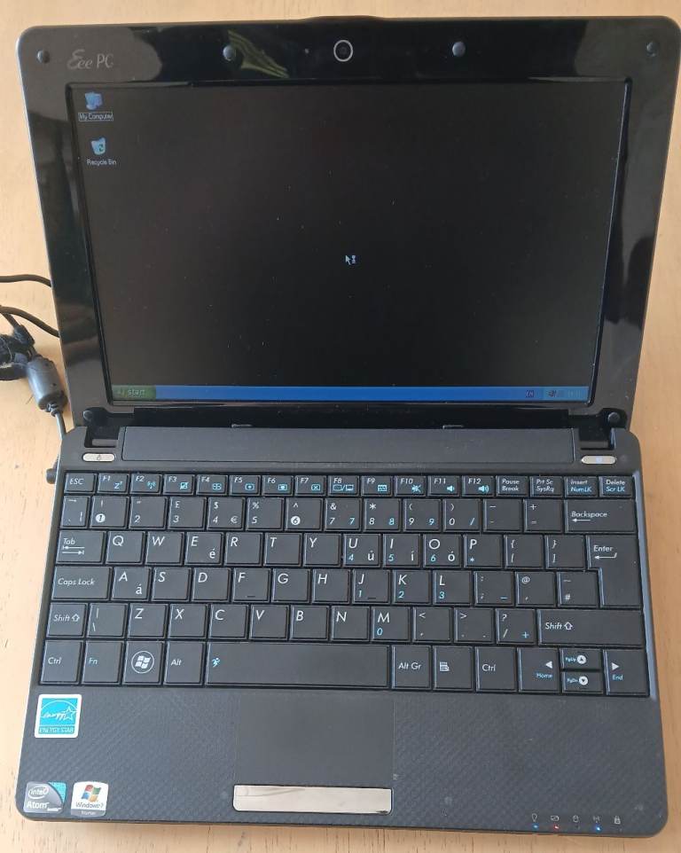 Asus Eee pc 1001p netbook new upgrade/refurb Windows XP fresh install, Powerpack