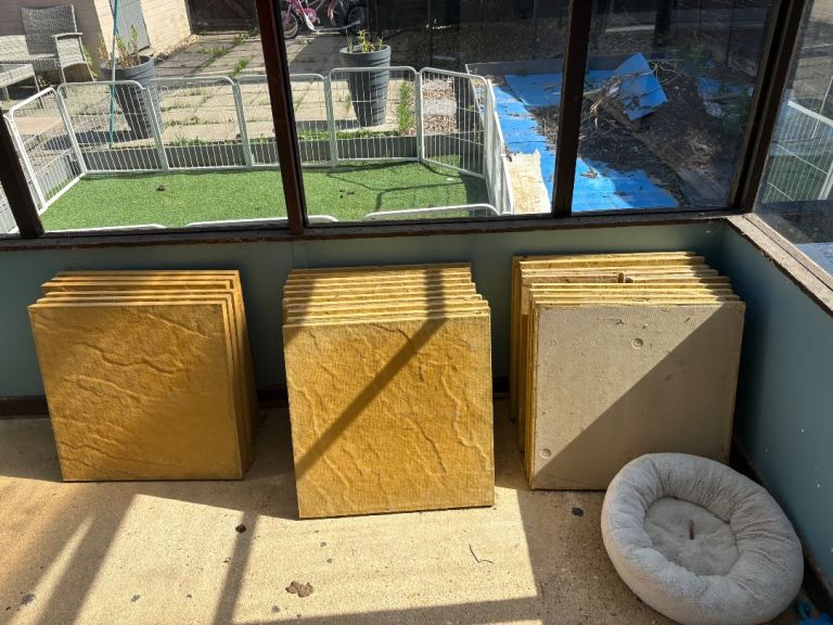 Bradstone Buff Paving Slabs - Brand new 