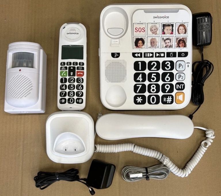 Phones for Elderly and Dementia Sufferers Loud Ringer Landline and mobile for heart of hearing.