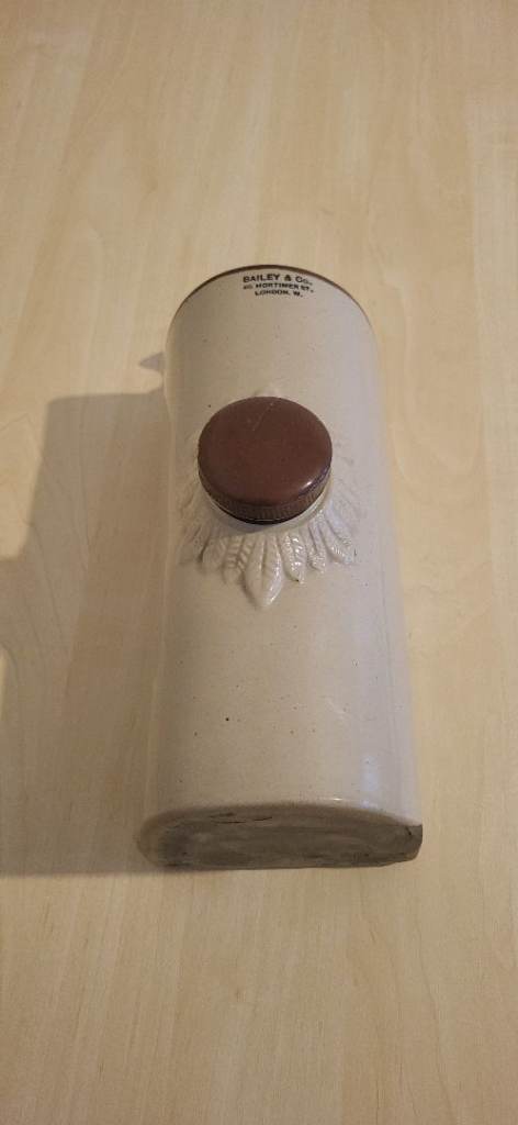 Vintage Bailey & Co. stoneware hot water bottle