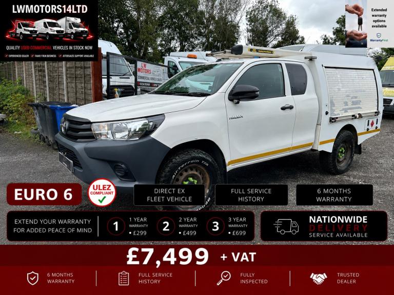 2018 Toyota Hilux Active Extra Cab Pick Up 2.4 D-4D PICK UP Diesel Manual