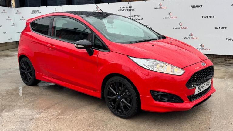 2015 Ford Fiesta 1.0 EcoBoost 140 Zetec S Red 3dr HATCHBACK PETROL Manual