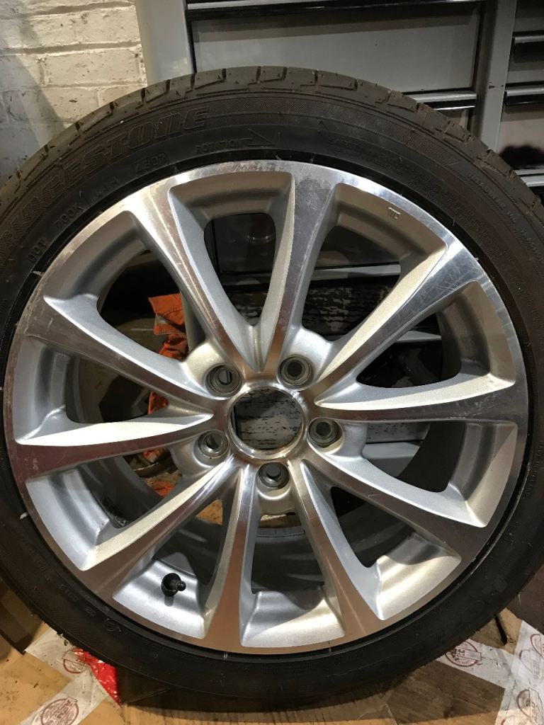 Honda S2000 alloy wheel and new tyre