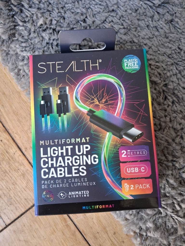 Light Up USB Charging Cables - Phones, Tablets, Game Controllers, etc