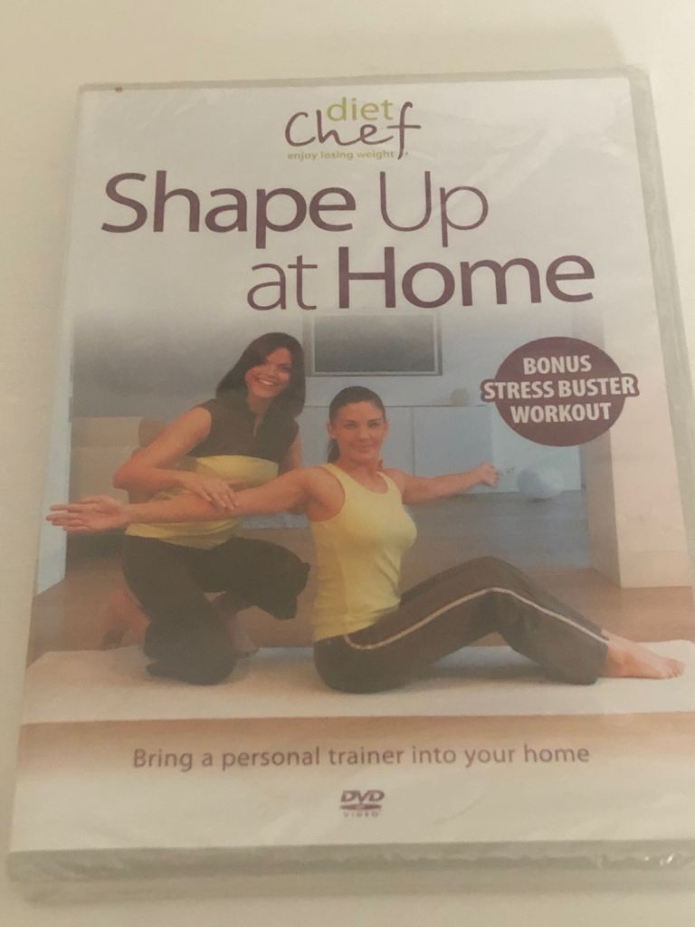 Diet Chef Shape Up At Home Workout DVD –  Brand New
