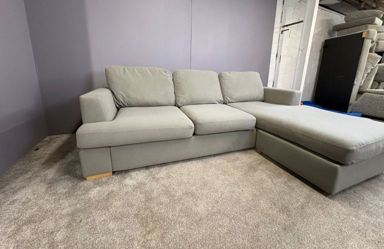 Grey DFS L shape sofa DELIVERY AVAILABLE !