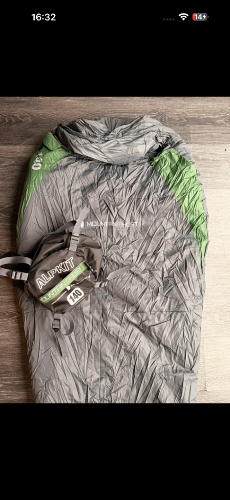 Alpkit Mountain Ghost 140 Sleeping Bag Perf Cond