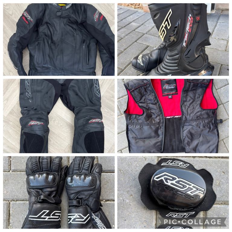 RST motorbike leathers