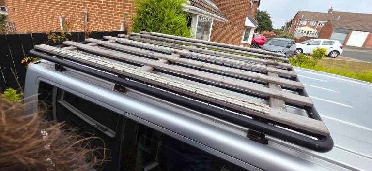 Volkswagen Transporter T5 T6 Roof Rack Retro Wood Cargo Dub