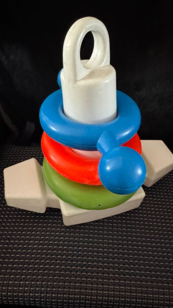 Vintage stacker toy multicolour - educational 