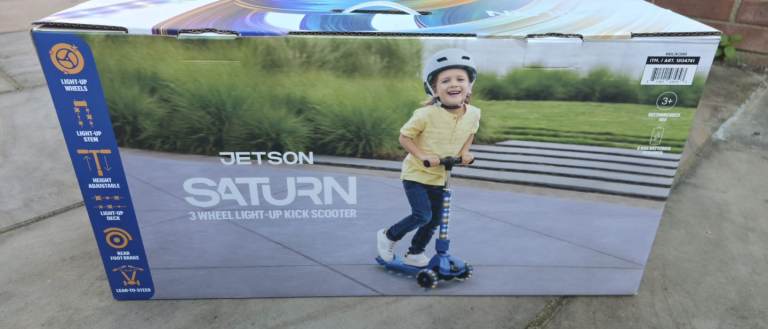 Jetson, Kids Saturn 3 Wheel Light-up Folding Scooter
