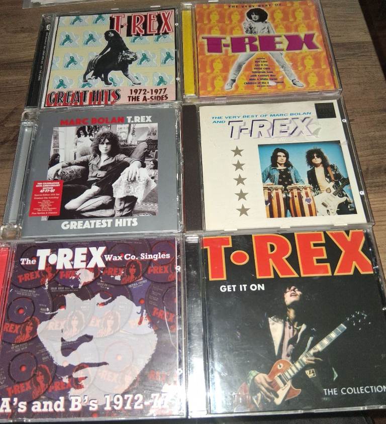Joblot T-Rex Cd's x 6 - Fab Condition