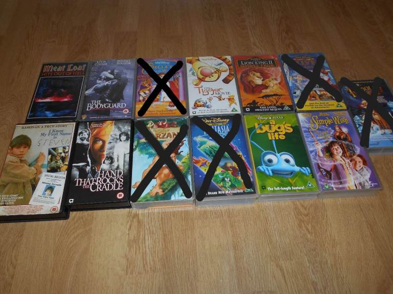 VHS Tapes --- Disney / Drama / Music & Rare Please Read