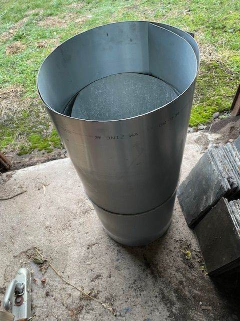Sheet zinc, for flat roofs or beehive roofs