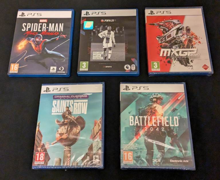 image for 5 X PS5 GAME BUNDLE 