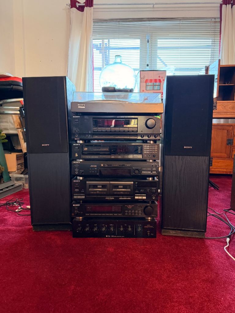 Sony stack and speakers 