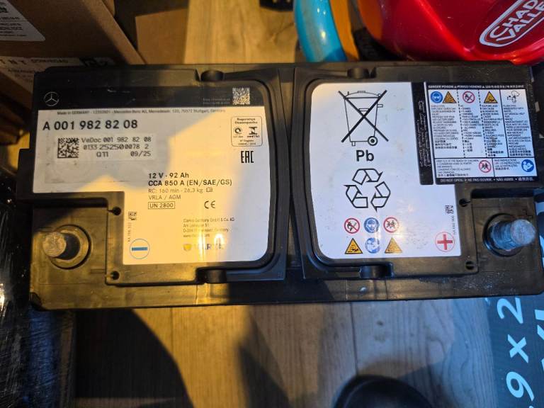 Mercedes-Benz AGM starter car battery (NEW)