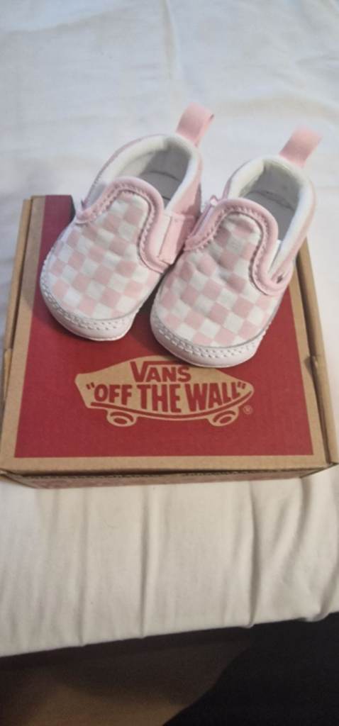 Vans baby crib shoes