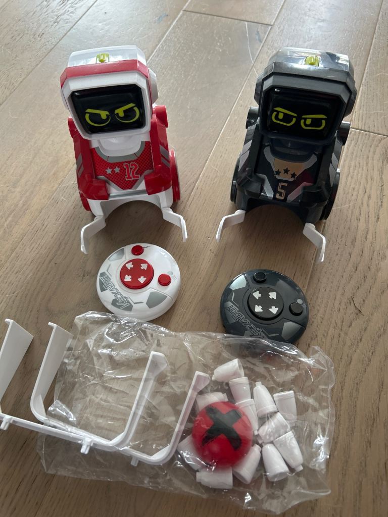 Remote control robot football game