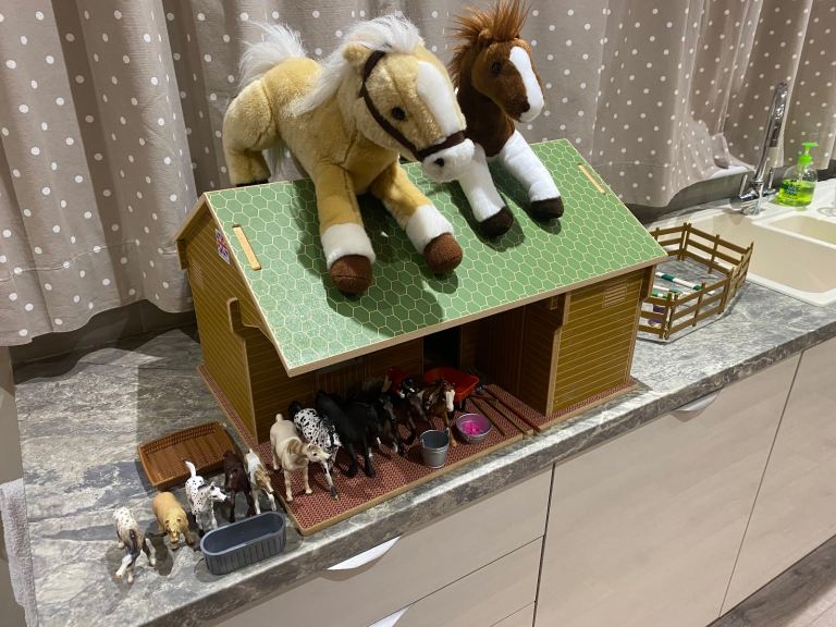 image for Brushwood Toy Stables and Schleich horses and ponies