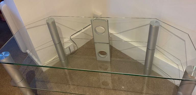 Glass TV Stand