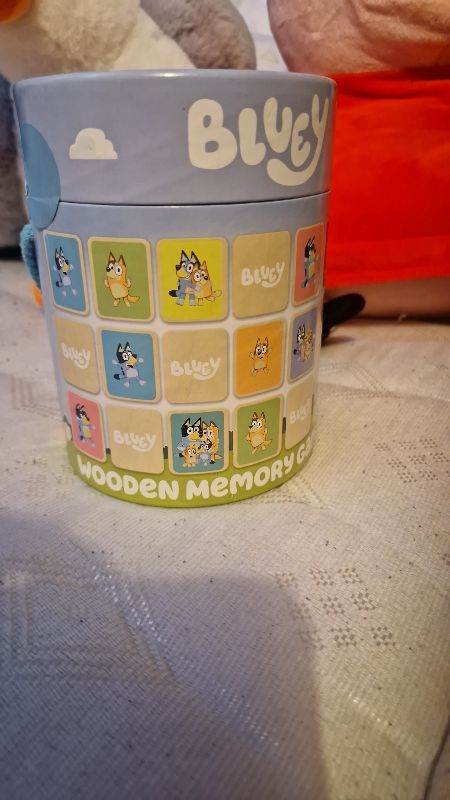 Bluey Wooden Memory Game – Good Condition